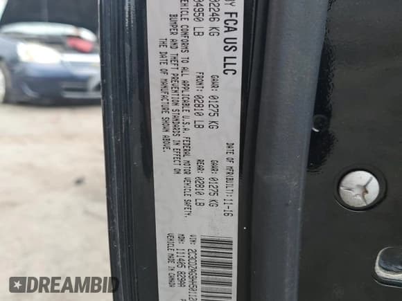 ✅ 2017 Dodge Challenger SXT • VIN: 2C3CDZAG9HH501126 • Lot: 57468044. Wystawiony na Copart z przebiegiem 75 828 mil. Bezpłatny archiwum sprzedaży aukcyjnych z USA i szczegółowy raport historii pojazdu na DreamBid. Zdjęcie 13.