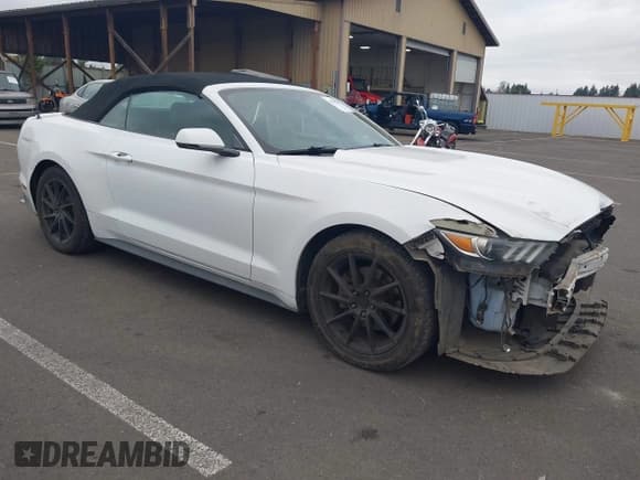 ✅ 2016 Ford Mustang EcoBoost Premium • VIN: 1FATP8UH8G5291597 • Lot: 43388116. Listed on IAAI with 169,406 mi. Free auction sales archive from the USA and detailed vehicle history report at DreamBid. Image 1.