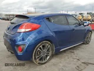 ✅ 2017 Hyundai Veloster Turbo • VIN: KMHTC6AE4HU309925 • Lot: 78438064. Wystawiony na Copart z przebiegiem 81 945 mil. Bezpłatny archiwum sprzedaży aukcyjnych z USA i szczegółowy raport historii pojazdu na DreamBid. Zdjęcie 3.
