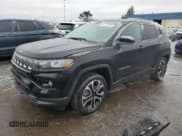 ✅ 2022 Jeep Compass High Altitude • VIN: 3C4NJDCB0NT186172 • Lot: 44269575. Listed on Copart with 16,546 mi. Free auction sales archive from the USA and detailed vehicle history report at DreamBid. Image 1.