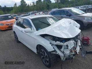 ✅ 2016 Honda Accord EX-L • VIN: 1HGCR3F85GA002527 • Lot: 42969139. Listed on IAAI with 145,505 mi. Free auction sales archive from the USA and detailed vehicle history report at DreamBid. Image 1.