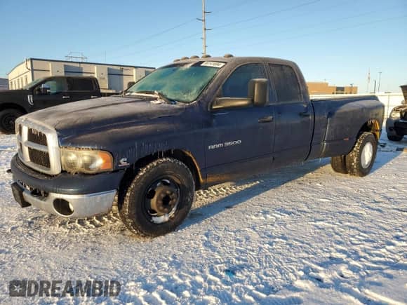 2005 Dodge 3500 SLT z VIN 3D7MR48C65G816975, wystawiony jako Copart lot #86141694 z przebiegiem 261 723 mil mil oraz Szkoda całkowita • Salvage title. Historia ofert i sprzedaży dostępna na DreamBid. Obrazek 1.