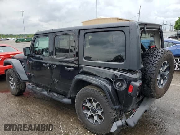 ✅ 2023 Jeep Wrangler Rubicon • VIN: 1C4HJXFN5PW509018 • Lot: 56535245. Listed on Copart with 34,245 mi. Free auction sales archive from the USA and detailed vehicle history report at DreamBid. Image 2.