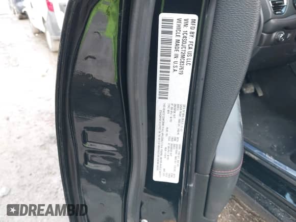 2021 Dodge Durango R/T with VIN 1C4SDJCT2MC837619, listed as a IAAI auction lot 41579641 with 49,603 mi miles and . Bid and sale history available at DreamBid. Image 9.