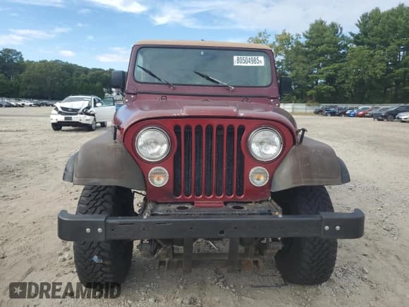 ✅ 1984 Jeep CJ • VIN: 1JCCE87E0ET066714 • Lot: 80504985. Listed on Copart with 74,033 mi. Free auction sales archive from the USA and detailed vehicle history report at DreamBid. Image 5.