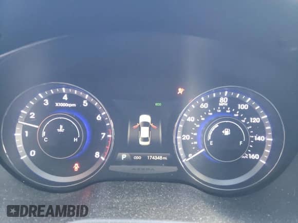 2014 Hyundai Azera Limited with VIN KMHFH4JG0EA383179, listed as a Copart auction lot 79059194 with 174,348 mi miles and Clean title. Bid and sale history available at DreamBid. Image 9.