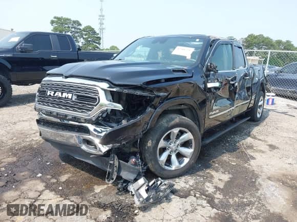 2019 Ram 1500 Limited z VIN 1C6SRFPT0KN896086, wystawiony jako IAAI lot #42366238 z przebiegiem Nie podano mil oraz . Historia ofert i sprzedaży dostępna na DreamBid. Obrazek 2.