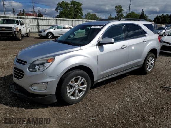 ✅ 2016 Chevrolet Equinox LT • VIN: 2GNALCEK6G6100121 • Лот: 70401434. Опубликован ранее на Copart с пробегом 97 831 миль. Бесплатный доступ к архиву аукционных продаж из США и подробный отчёт об истории автомобиля на DreamBid. Изображение 1.