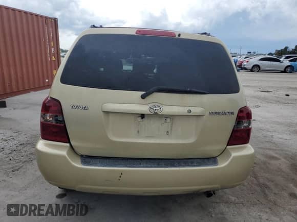 2004 Toyota Highlander с VIN JTEGD21A640089063, выставлен на аукционе Copart как лот 65596145 с пробегом Не указан миль и Списание • Salvage title. История ставок и продаж доступна на DreamBid. Изображение 6.