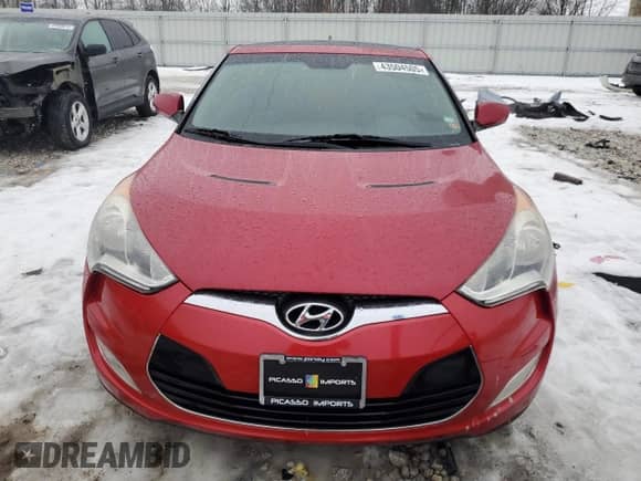 2012 Hyundai Veloster w/Red Int z VIN KMHTC6AD4CU077956, wystawiony jako Copart lot #43504505 z przebiegiem 103 183 mil mil oraz Szkoda całkowita • Salvage title. Historia ofert i sprzedaży dostępna na DreamBid. Obrazek 5.