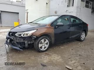 ✅ 2016 Chevrolet Cruze LS • VIN: 1G1BC5SM9G7287541 • Lot: 69615225. Listed on Copart with 236,542 mi. Free auction sales archive from the USA and detailed vehicle history report at DreamBid. Image 1.