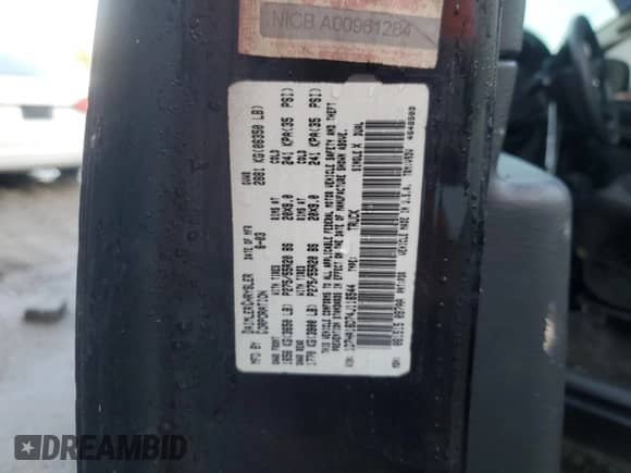 2004 Dodge 1500 SLT z VIN 1D7HA16D74J116544, wystawiony jako Copart lot #73831514 z przebiegiem Nie podano mil oraz Nie do naprawy • Non repairable. Historia ofert i sprzedaży dostępna na DreamBid. Obrazek 13.