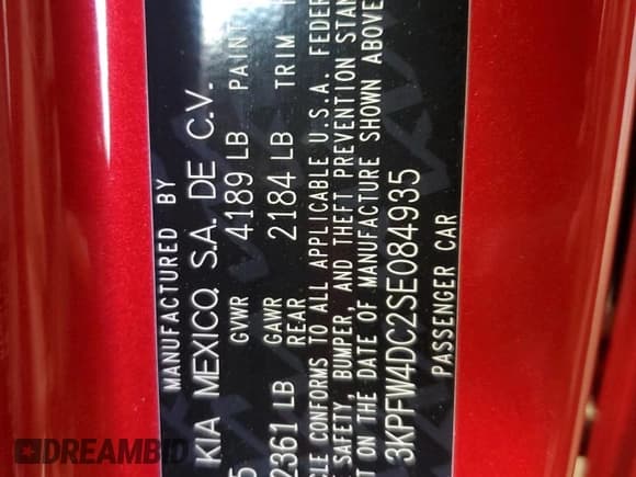 ✅ 2025 Kia K4 GT-Line Turbo • VIN: 3KPFW4DC2SE084935 • Lot: 71082195. Wystawiony na Copart z przebiegiem 9 265 mil. Bezpłatny archiwum sprzedaży aukcyjnych z USA i szczegółowy raport historii pojazdu na DreamBid. Zdjęcie 12.