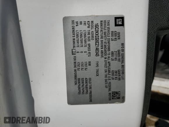 ✅ 2012 Chevrolet Silverado 2500HD LT • VIN: 1GC2KXCG6CZ146343 • Lot: 80794965. Wystawiony na Copart z przebiegiem 288 635 mil. Bezpłatny archiwum sprzedaży aukcyjnych z USA i szczegółowy raport historii pojazdu na DreamBid. Zdjęcie 12.