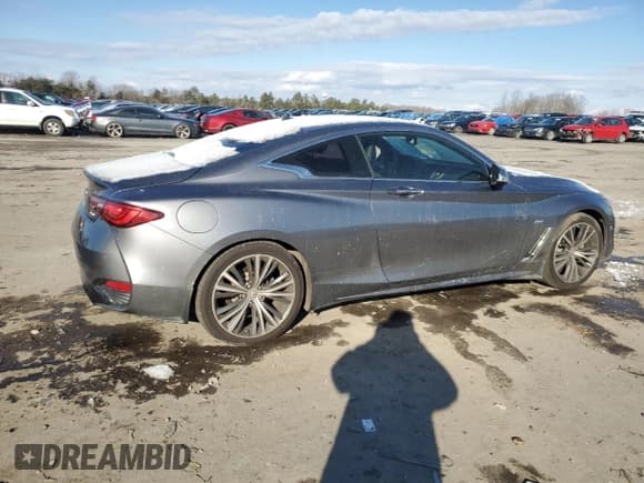 ✅ 2017 Infiniti Q60 Premium • VIN: JN1EV7EL1HM550074 • Lot: 88887555. Listed on Copart with 65,139 mi. Free auction sales archive from the USA and detailed vehicle history report at DreamBid. Image 3.