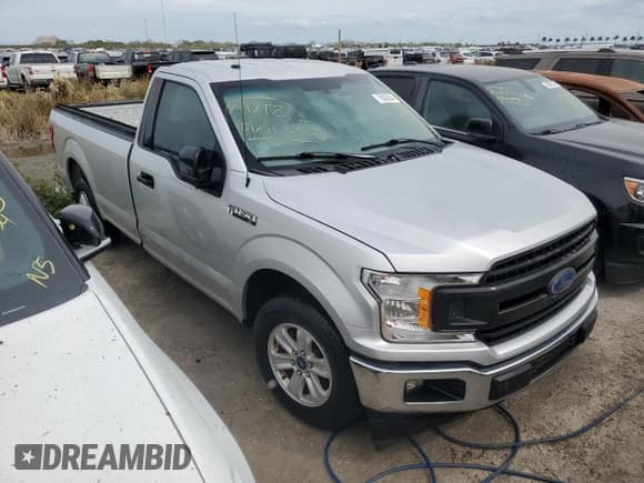 ✅ 2018 Ford F-150 XL • VIN: 1FTMF1CB0JKF68077 • Lot: 76002864. Listed on Copart with Not provided. Free auction sales archive from the USA and detailed vehicle history report at DreamBid. Image 4.