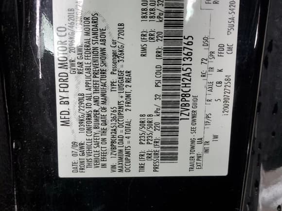 ✅ 2010 Ford Mustang GT • VIN: 1ZVBP8CH2A5136765 • Лот: 82429295. Опубликован ранее на Copart с пробегом 120 913 миль. Бесплатный доступ к архиву аукционных продаж из США и подробный отчёт об истории автомобиля на DreamBid. Изображение 13.