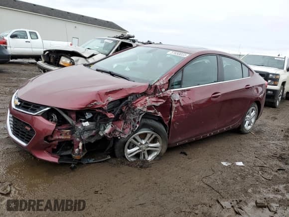 ✅ 2016 Chevrolet Cruze LT • VIN: 1G1BE5SM3G7313402 • Lot: 37650033. Listed on Copart with 166,354 mi. Free auction sales archive from the USA and detailed vehicle history report at DreamBid. Image 1.