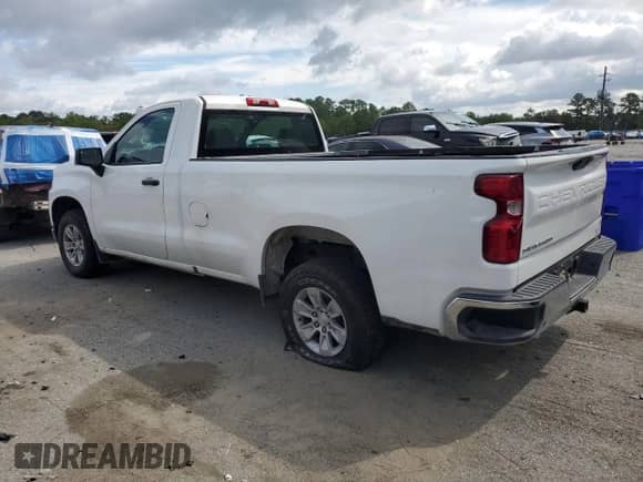 2022 Chevrolet Silverado 1500 Work Truck z VIN 3GCNWAED1NG215329, wystawiony jako Copart lot #68860495 z przebiegiem 44 819 mil mil oraz Szkoda całkowita • Salvage title. Historia ofert i sprzedaży dostępna na DreamBid. Obrazek 2.