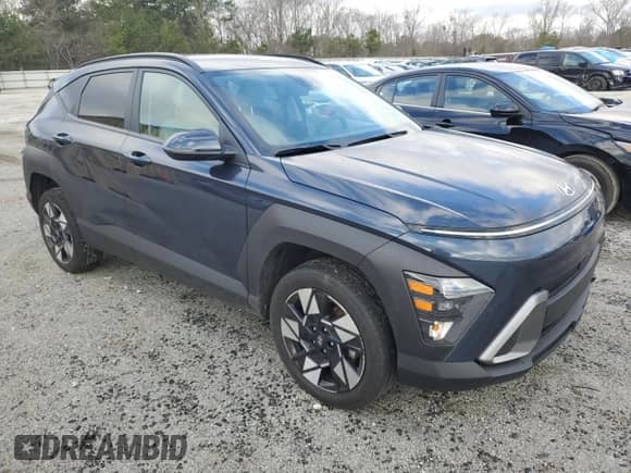 2024 Hyundai Kona SEL with VIN KM8HBCAB1RU049451, listed as a Copart auction lot 87310394 with 17,399 mi miles and Clean title. Bid and sale history available at DreamBid. Image 4.