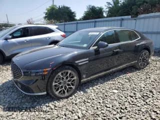 ✅ 2023 Genesis G90 e-SC • VIN: KMTFC4SD3PU012155 • Lot: 68153755. Wystawiony na Copart z przebiegiem 67 441 mil. Bezpłatny archiwum sprzedaży aukcyjnych z USA i szczegółowy raport historii pojazdu na DreamBid. Zdjęcie 1.