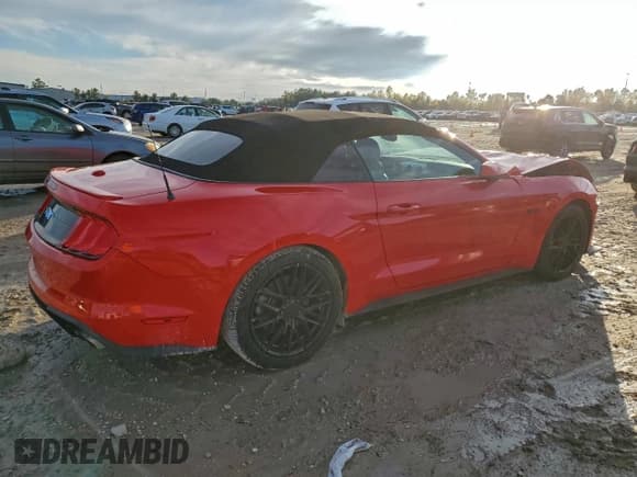 ✅ 2019 Ford Mustang GT Premium • VIN: 1FATP8FF0K5182216 • Lot: 95259195. Listed on Copart with 52,279 mi. Free auction sales archive from the USA and detailed vehicle history report at DreamBid. Image 3.