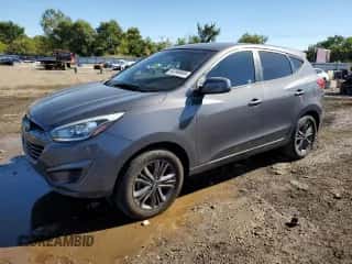 2014 Hyundai Tucson GLS z VIN KM8JT3AF4EU948283, wystawiony jako Copart lot #82346985 z przebiegiem 85 631 mil mil oraz Szkoda całkowita • Salvage title. Historia ofert i sprzedaży dostępna na DreamBid. Obrazek 1.