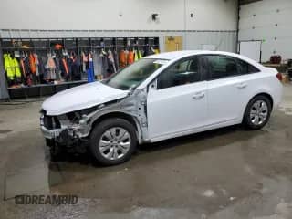 2015 Chevrolet Cruze LS with VIN 1G1PA5SG0F7189695, listed as a Copart auction lot 90311155 with 92,077 mi miles and Salvage title. Bid and sale history available at DreamBid. Image 1.
