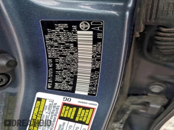 ✅ 2017 Toyota Corolla LE • VIN: 2T1BURHE4HC888741 • Лот: 94305925. Опубликован ранее на Copart с пробегом 44 483 миль. Бесплатный доступ к архиву аукционных продаж из США и подробный отчёт об истории автомобиля на DreamBid. Изображение 13.