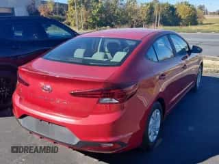 2019 Hyundai Elantra SE with VIN 5NPD74LF7KH483335, listed as a Copart auction lot 89655125 with 27,660 mi miles and Clean title. Bid and sale history available at DreamBid. Image 4.