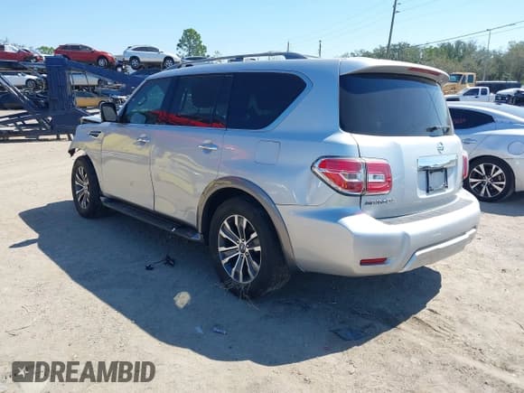 ✅ 2018 Nissan Armada SV • VIN: JN8AY2ND7J9058404 • Лот: 41691913. Опубликован ранее на IAAI с пробегом 118 704 миль. Бесплатный доступ к архиву аукционных продаж из США и подробный отчёт об истории автомобиля на DreamBid. Изображение 3.