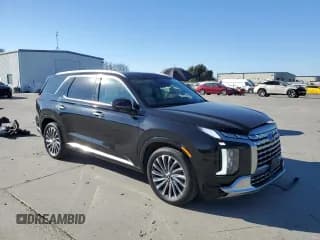 ✅ 2023 Hyundai Palisade Calligraphy • VIN: KM8R74GE8PU505388 • Лот: 89411945. Опубликован ранее на Copart с пробегом 48 144 миль. Бесплатный доступ к архиву аукционных продаж из США и подробный отчёт об истории автомобиля на DreamBid. Изображение 4.