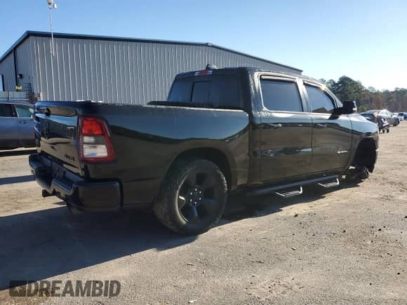 2019 Ram 1500 Big Horn with VIN 1C6SRFFTXKN751915, listed as a Copart auction lot 86119055 with 130,204 mi miles and Salvage title. Bid and sale history available at DreamBid. Image 3.