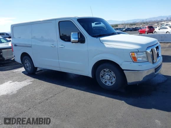 ✅ 2012 Nissan NV SV • VIN: 1N6BF0KY9CN106459 • Lot: 41503469. Listed on IAAI with 191,994 mi. Free auction sales archive from the USA and detailed vehicle history report at DreamBid. Image 1.