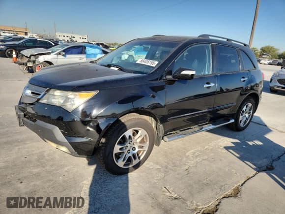 ✅ 2007 Acura MDX Technology • VIN: 2HNYD28497H541669 • Lot: 86406195. Wystawiony na Copart z przebiegiem 246 594 mil. Bezpłatny archiwum sprzedaży aukcyjnych z USA i szczegółowy raport historii pojazdu na DreamBid. Zdjęcie 1.