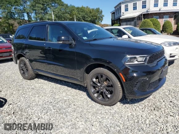 ✅ 2021 Dodge Durango GT Plus • VIN: 1C4RDJDG0MC644028 • Lot: 85143805. Listed on Copart with 29,940 mi. Free auction sales archive from the USA and detailed vehicle history report at DreamBid. Image 4.