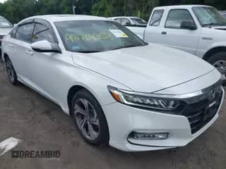 2018 Honda Accord EX-L с VIN 1HGCV1F6XJA036842, выставлен на аукционе IAAI как лот 42764858 с пробегом 126 008 миль миль и . История ставок и продаж доступна на DreamBid. Изображение 1.