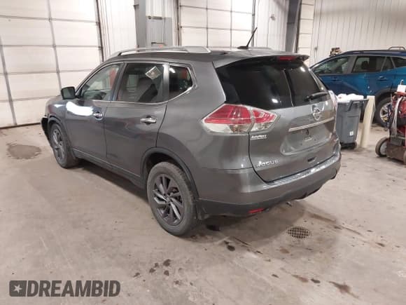 ✅ 2016 Nissan Rogue SL • VIN: 5N1AT2MV7GC890773 • Lot: 42272730. Listed on IAAI with 107,805 mi. Free auction sales archive from the USA and detailed vehicle history report at DreamBid. Image 3.