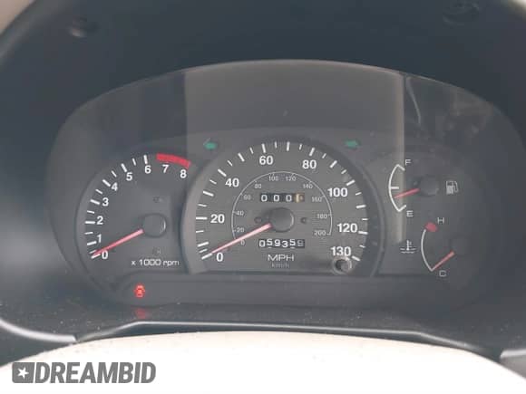 2001 Hyundai Accent GS with VIN KMHCG35C81U090873, listed as a IAAI auction lot 41436739 with 59,359 mi miles and . Bid and sale history available at DreamBid. Image 7.