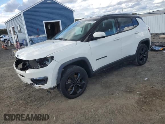 ✅ 2021 Jeep Compass Latitude • VIN: 3C4NJDBB9MT554882 • Lot: 89516345. Listed on Copart with 47,964 mi. Free auction sales archive from the USA and detailed vehicle history report at DreamBid. Image 1.
