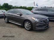 ✅ 2016 Hyundai Sonata Sport • VIN: 5NPE34AF4GH429596 • Lot: 57424043. Listed on Copart with 90,628 mi. Free auction sales archive from the USA and detailed vehicle history report at DreamBid. Image 4.