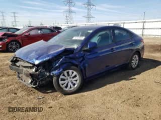 2022 Hyundai Accent SE с VIN 3KPC24A62NE174121, выставлен на аукционе Copart как лот 70732985 с пробегом Не указан миль и Списание • Salvage title. История ставок и продаж доступна на DreamBid. Изображение 1.