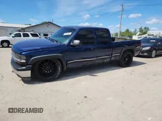 2002 Chevrolet Silverado 1500 LS with VIN 2GCEK19V521312942, listed as a Copart auction lot 70757945 with Not provided miles and Salvage title. Bid and sale history available at DreamBid. Image 1.