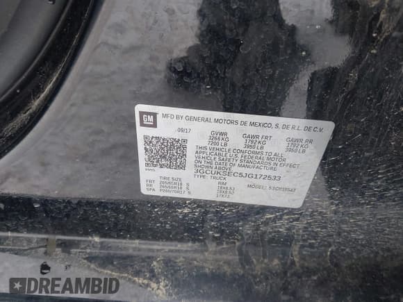 ✅ 2018 Chevrolet Silverado 1500 LTZ • VIN: 3GCUKSEC5JG172533 • Lot: 41492185. Wystawiony na IAAI z przebiegiem 103 831 mil. Bezpłatny archiwum sprzedaży aukcyjnych z USA i szczegółowy raport historii pojazdu na DreamBid. Zdjęcie 9.