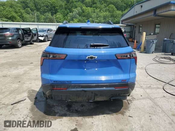 2025 Chevrolet Equinox AWD RS с VIN 3GNAXTEG7SL230896, выставлен на аукционе Copart как лот 59783805 с пробегом 4 739 миль миль и Списание • Salvage title. История ставок и продаж доступна на DreamBid. Изображение 6.