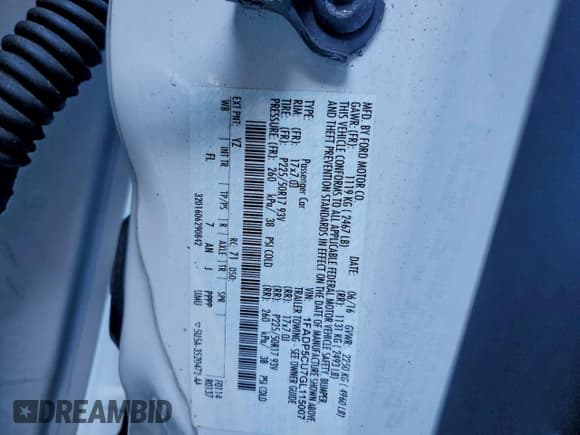 ✅ 2016 Ford C-Max SEL • VIN: 1FADP5CU7GL115007 • Lot: 94187785. Wystawiony na Copart z przebiegiem 222 791 mil. Bezpłatny archiwum sprzedaży aukcyjnych z USA i szczegółowy raport historii pojazdu na DreamBid. Zdjęcie 12.