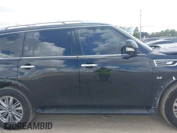 ✅ 2018 Infiniti QX80 • VIN: JN8AZ2ND3J9840423 • Lot: 43394840. Listed on IAAI with 128,180 mi. Free auction sales archive from the USA and detailed vehicle history report at DreamBid. Image 14.