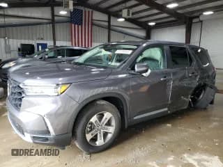 ✅ 2025 Honda Pilot EX-L • VIN: 5FNYG1H44SB162343 • Лот: 87438405. Опубликован ранее на Copart с пробегом 606 миль. Бесплатный доступ к архиву аукционных продаж из США и подробный отчёт об истории автомобиля на DreamBid. Изображение 1.