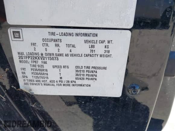 1997 Chevrolet Camaro z VIN 2G1FP22KXV2115073, wystawiony jako IAAI lot #43066527 z przebiegiem 203 073 mil mil oraz . Historia ofert i sprzedaży dostępna na DreamBid. Obrazek 9.