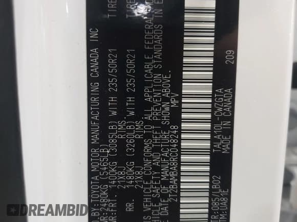 ✅ 2024 Lexus RX 350 • VIN: 2T2BAMBA8RC048248 • Lot: 54446095. Wystawiony na Copart z przebiegiem 2 225 mil. Bezpłatny archiwum sprzedaży aukcyjnych z USA i szczegółowy raport historii pojazdu na DreamBid. Zdjęcie 13.